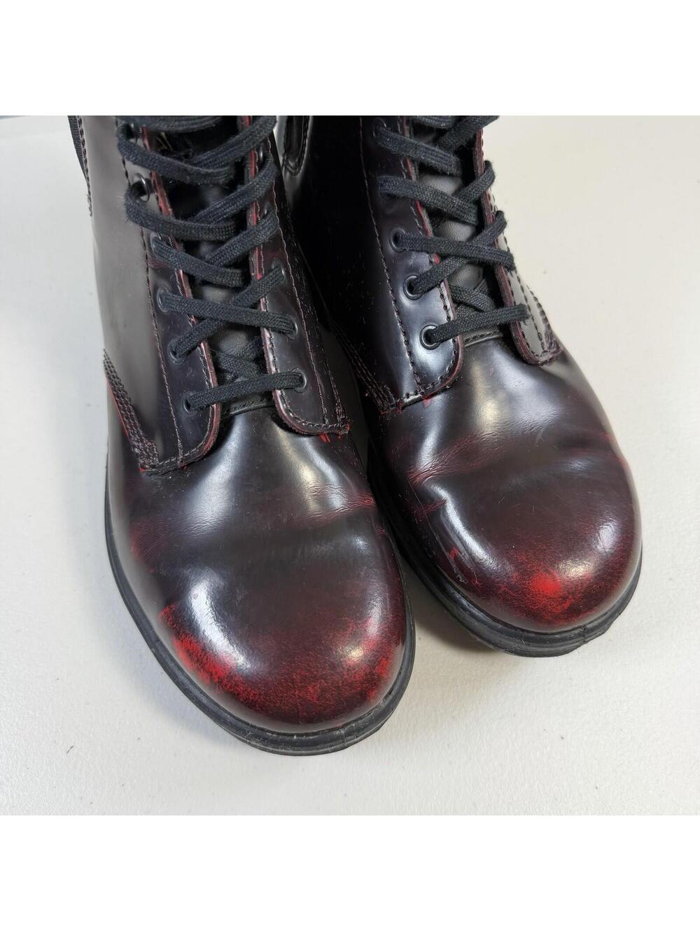Blundstone 2220 Original Lace-Up Boots Womens US 7.5 Bordeaux Brush Red - Picture 7 of 10